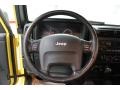 2004 Jeep Wrangler Dark Slate Gray Interior Steering Wheel Photo