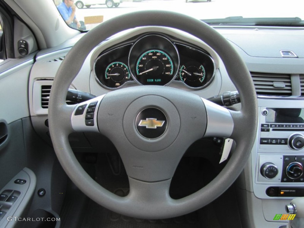2008 Chevrolet Malibu LS Sedan Titanium Gray Steering Wheel Photo #59580273