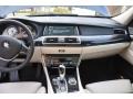 Ivory White/Black Nappa Leather Dashboard Photo for 2010 BMW 5 Series #59580522