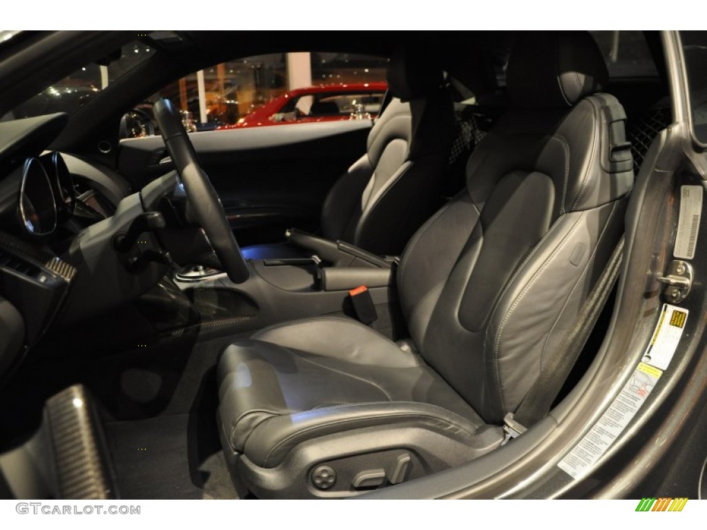 Fine Nappa Black Leather Interior 2009 Audi R8 4.2 FSI quattro Photo #59580717