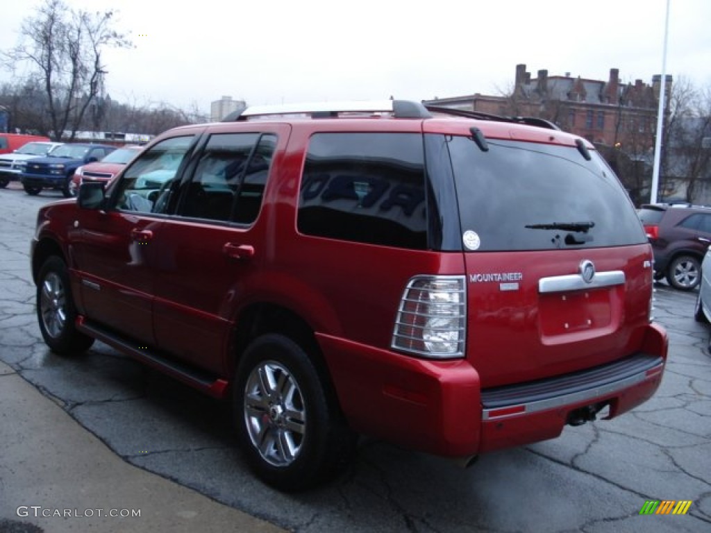 2007 Mountaineer Premier AWD - Vivid Red / Camel photo #6
