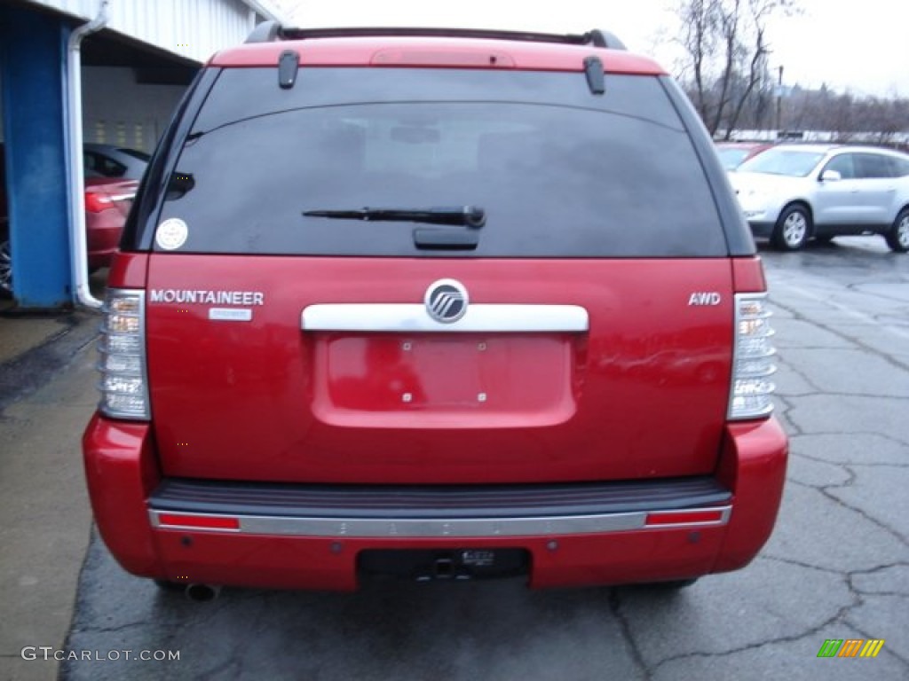 2007 Mountaineer Premier AWD - Vivid Red / Camel photo #7