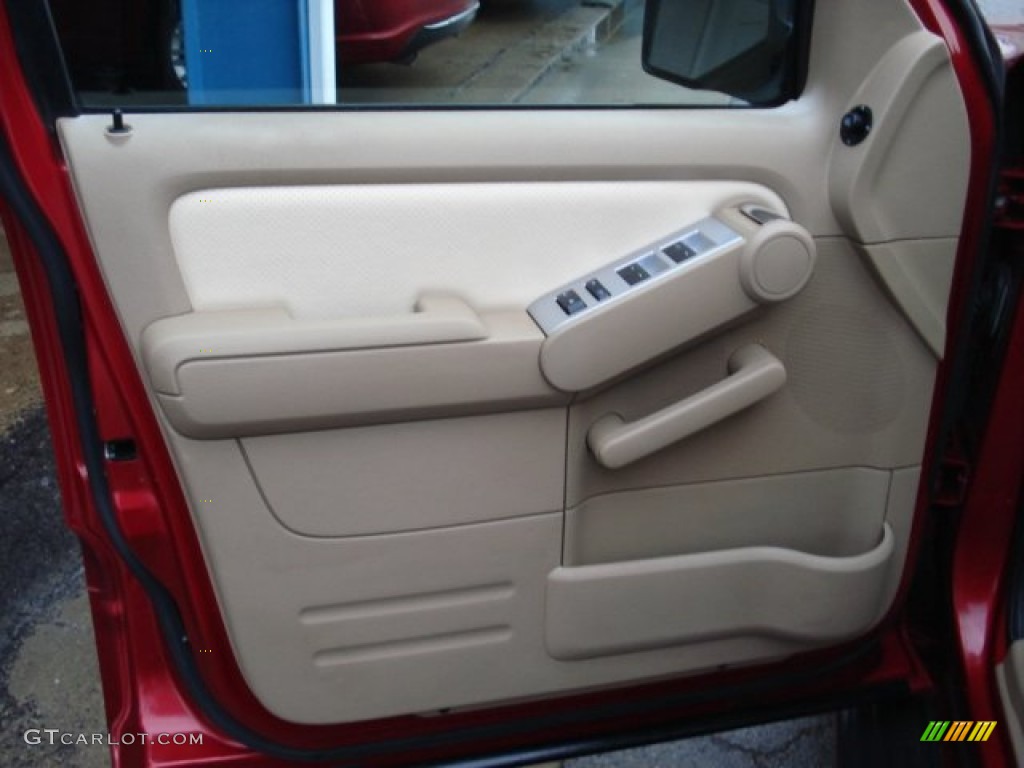 2007 Mountaineer Premier AWD - Vivid Red / Camel photo #15