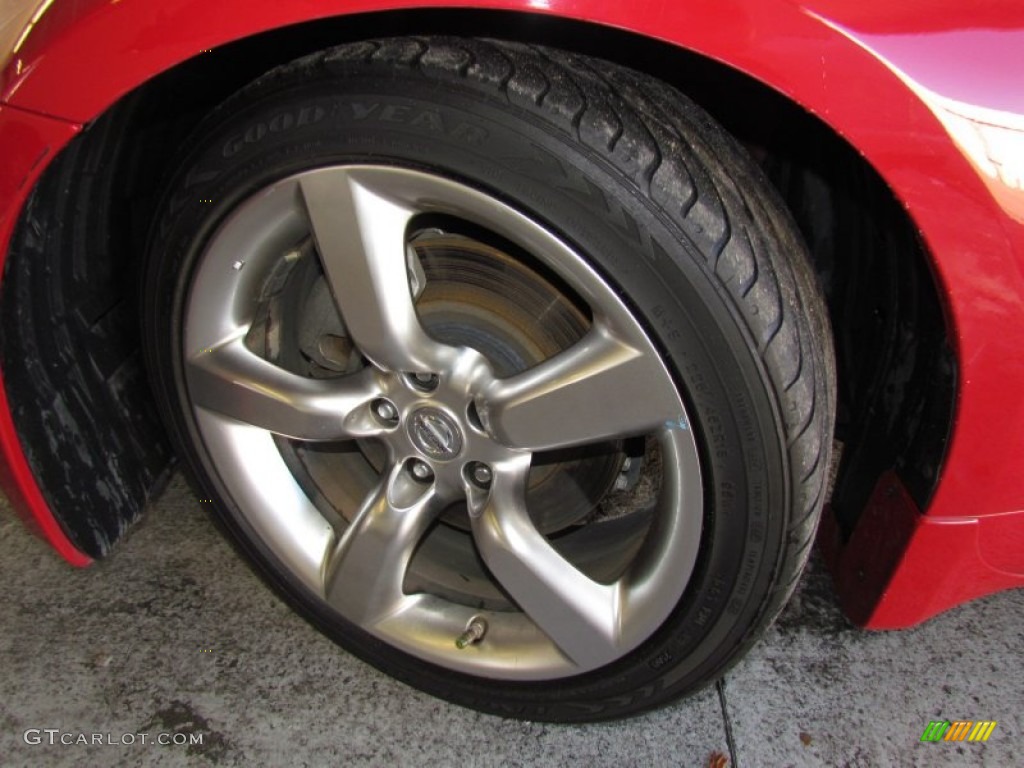 2006 350Z Touring Roadster - Redline / Charcoal Leather photo #19
