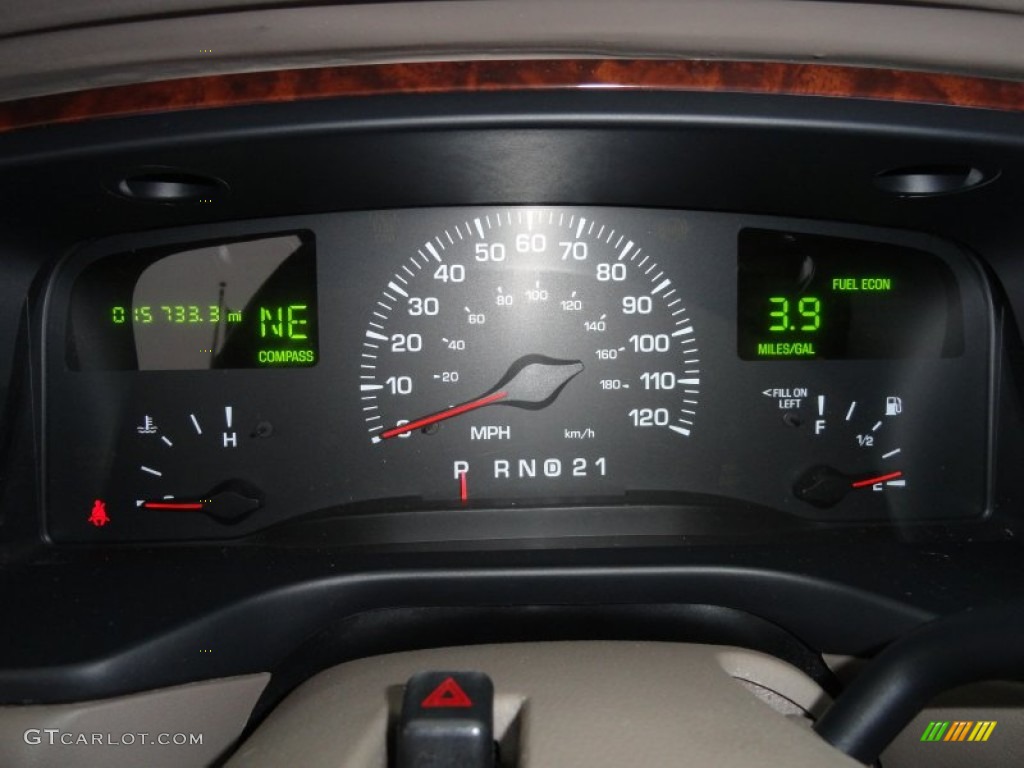 2002 Lincoln Town Car Signature Gauges Photos