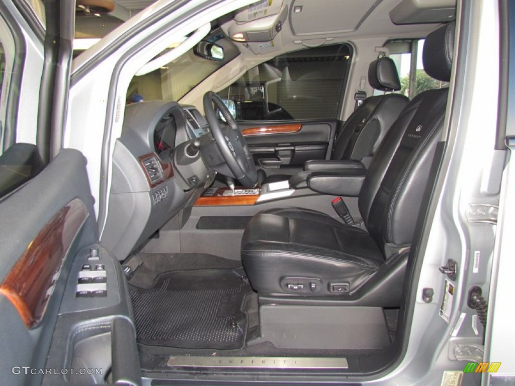 Charcoal Interior 2009 Infiniti QX 56 Photo #59582445