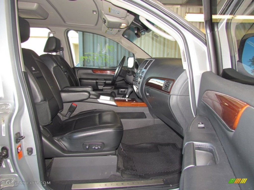 Charcoal Interior 2009 Infiniti QX 56 Photo #59582448