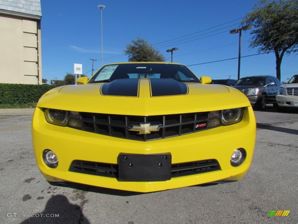 Rally Yellow 2011 Chevrolet Camaro LT/RS Coupe Exterior Photo #59582625