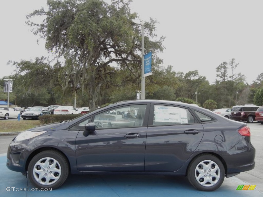 Violet Grey Metallic 2012 Ford Fiesta S Sedan Exterior Photo #59584230