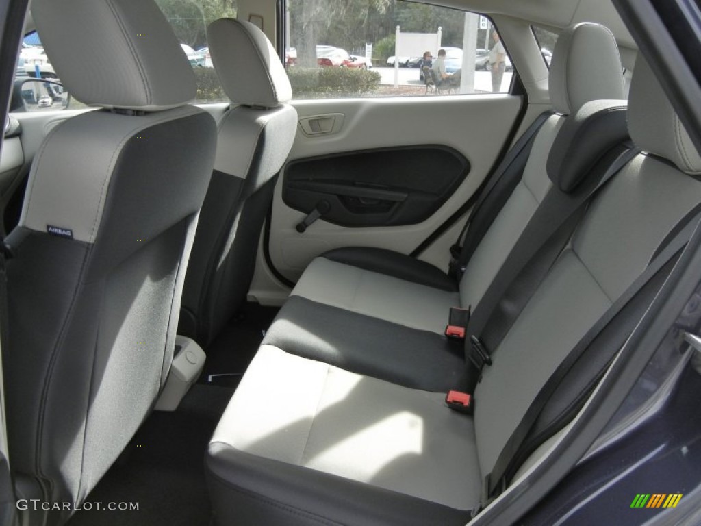 Light Stone/Charcoal Black Interior 2012 Ford Fiesta S Sedan Photo #59584268