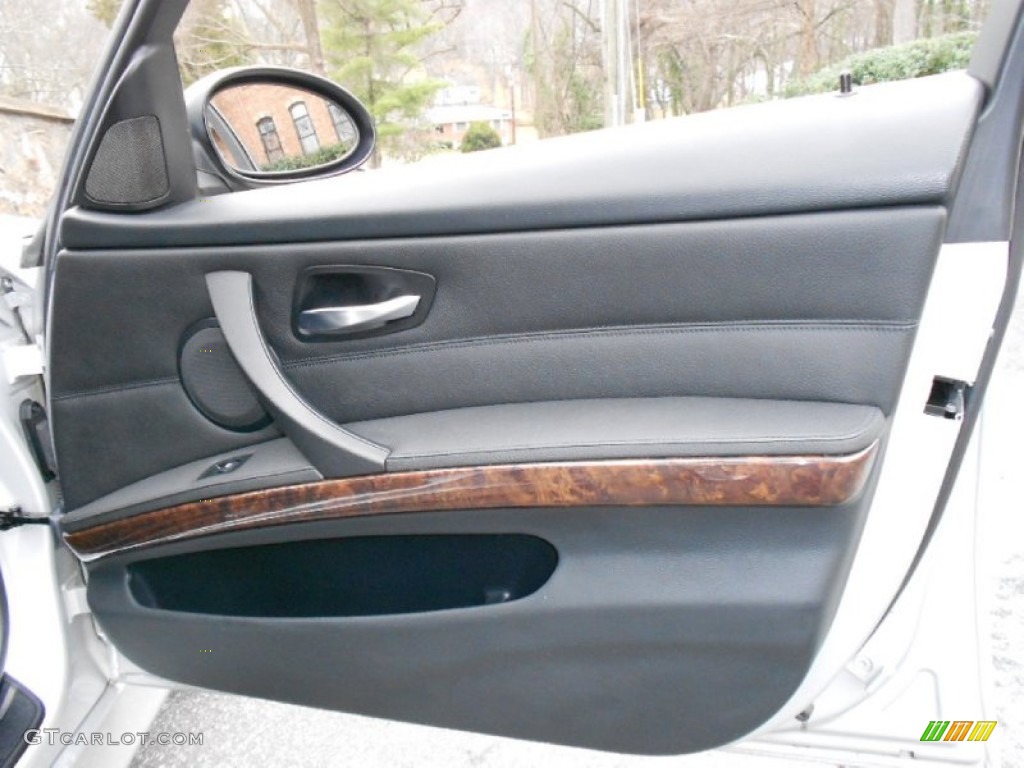 2007 BMW 3 Series 335i Sedan Black Door Panel Photo #59585142