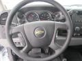 Dark Titanium 2012 Chevrolet Silverado 3500HD WT Crew Cab 4x4 Chassis Steering Wheel