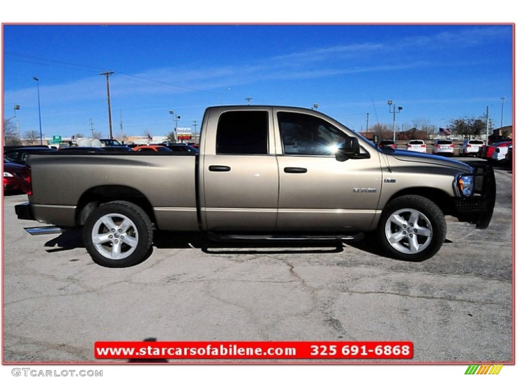 2008 Ram 1500 Lone Star Edition Quad Cab - Mineral Gray Metallic / Medium Slate Gray photo #8