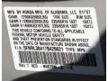 NH678M: Silver Pearl Metallic 2007 Honda Odyssey EX Color Code