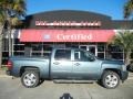 2008 Blue Granite Metallic Chevrolet Silverado 1500 LT Crew Cab  photo #1