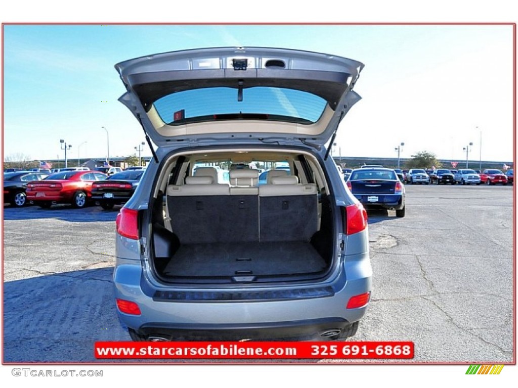 2008 Santa Fe Limited - Silver Blue / Beige photo #19