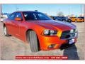 2011 Toxic Orange Pearl Dodge Charger Rallye  photo #8