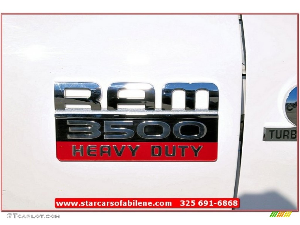 2008 Ram 3500 Lone Star Quad Cab 4x4 - Bright White / Medium Slate Gray photo #10