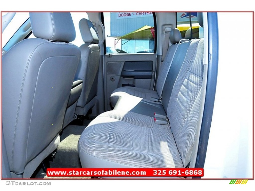 2008 Ram 3500 Lone Star Quad Cab 4x4 - Bright White / Medium Slate Gray photo #22