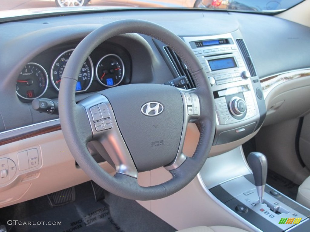2012 Hyundai Veracruz Limited Beige Dashboard Photo #59588865