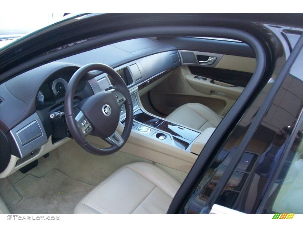 Barley Beige/Truffle Brown Interior 2011 Jaguar XF Premium Sport Sedan Photo #59589129