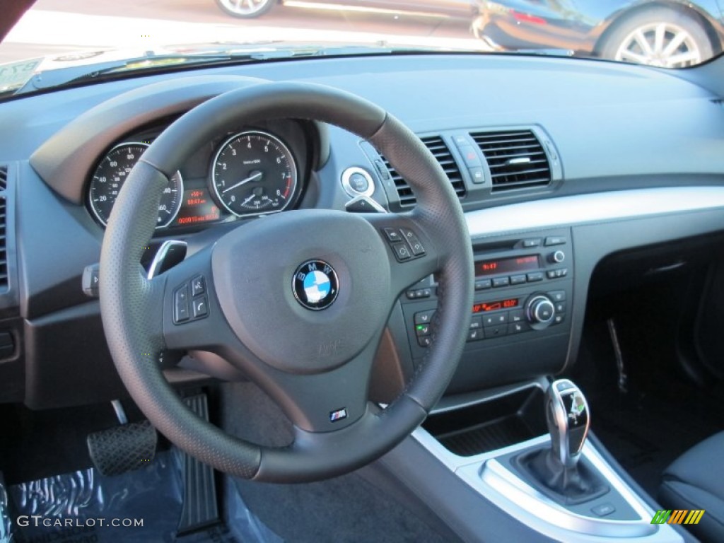 2012 BMW 1 Series 135i Coupe Black Dashboard Photo #59589258
