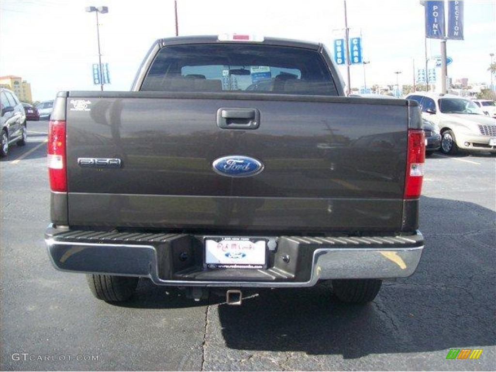 2006 F150 XLT SuperCrew 4x4 - Dark Stone Metallic / Tan photo #3