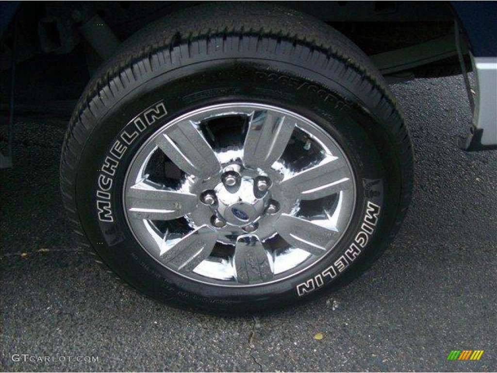 2010 F150 XLT SuperCrew - Dark Blue Pearl Metallic / Medium Stone photo #6