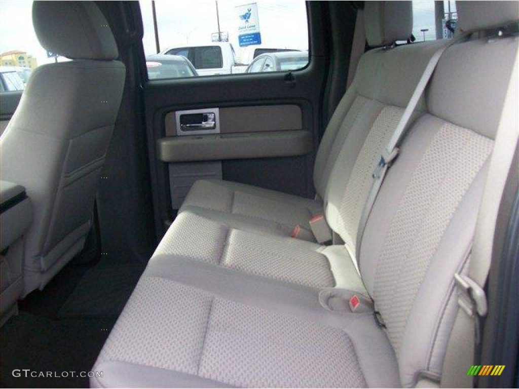 2010 F150 XLT SuperCrew - Dark Blue Pearl Metallic / Medium Stone photo #7