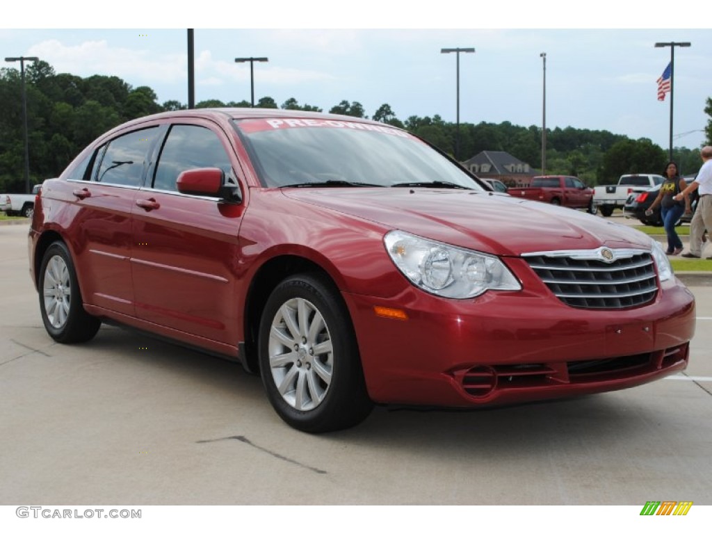 Inferno Red Crystal Pearl 2010 Chrysler Sebring Limited Sedan Exterior Photo #59590353