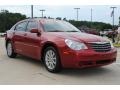 Inferno Red Crystal Pearl 2010 Chrysler Sebring Limited Sedan Exterior