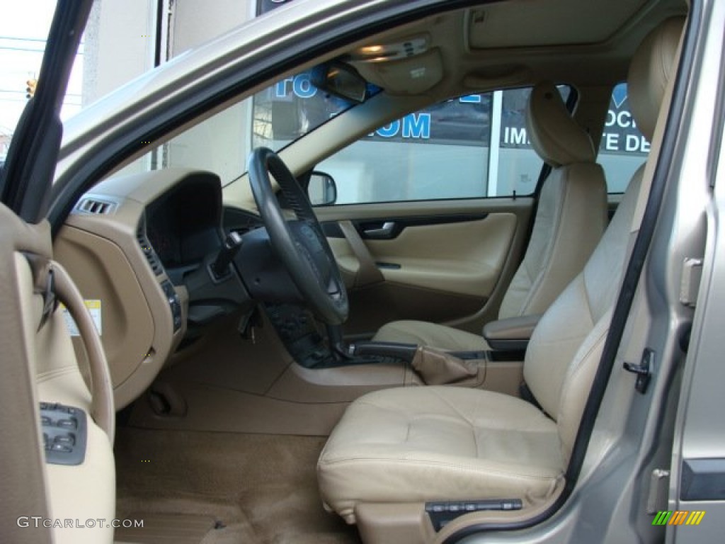 Taupe/Light Taupe Interior 2002 Volvo V70 2.4 Wagon Photo #59590917