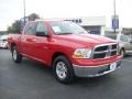 2010 Flame Red Dodge Ram 1500 SLT Crew Cab  photo #1