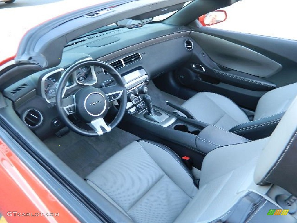 Gray Interior 2011 Chevrolet Camaro LT/RS Convertible Photo #59591052