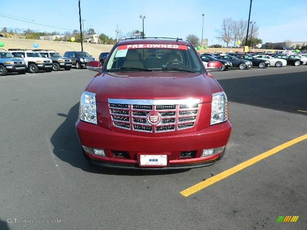 2008 Escalade  - Sonoma Red / Cocoa/Light Cashmere photo #2