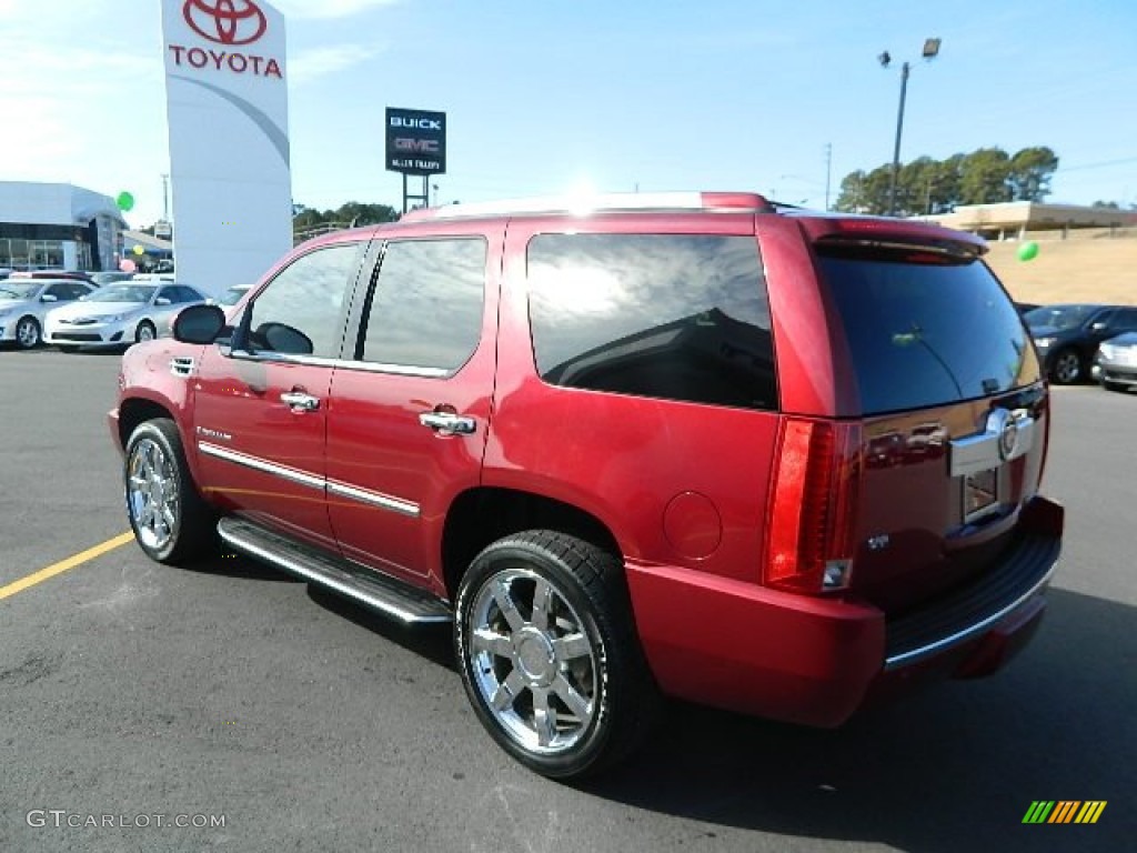 2008 Escalade  - Sonoma Red / Cocoa/Light Cashmere photo #4