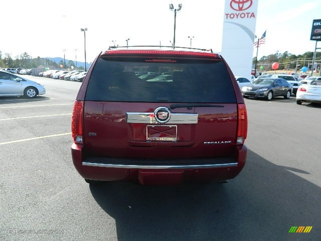 2008 Escalade  - Sonoma Red / Cocoa/Light Cashmere photo #5