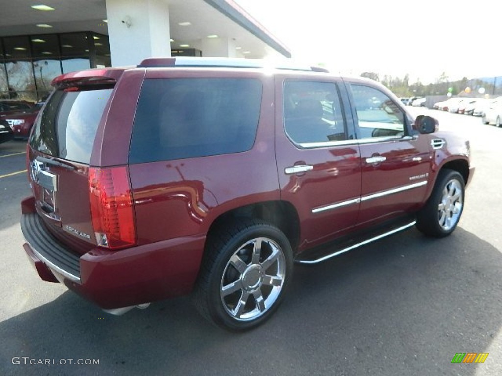 2008 Escalade  - Sonoma Red / Cocoa/Light Cashmere photo #6