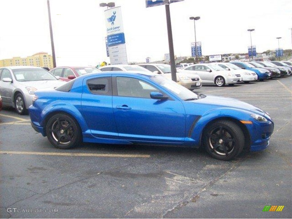 2005 RX-8  - Winning Blue Metallic / Black photo #2