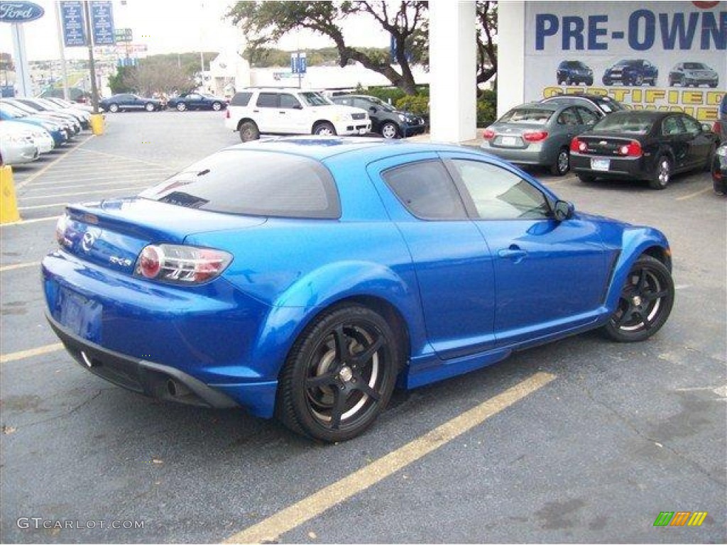 2005 RX-8  - Winning Blue Metallic / Black photo #3