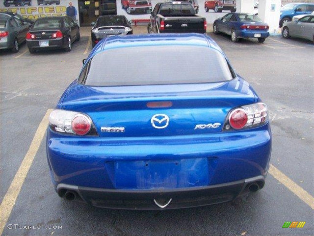 2005 RX-8  - Winning Blue Metallic / Black photo #4
