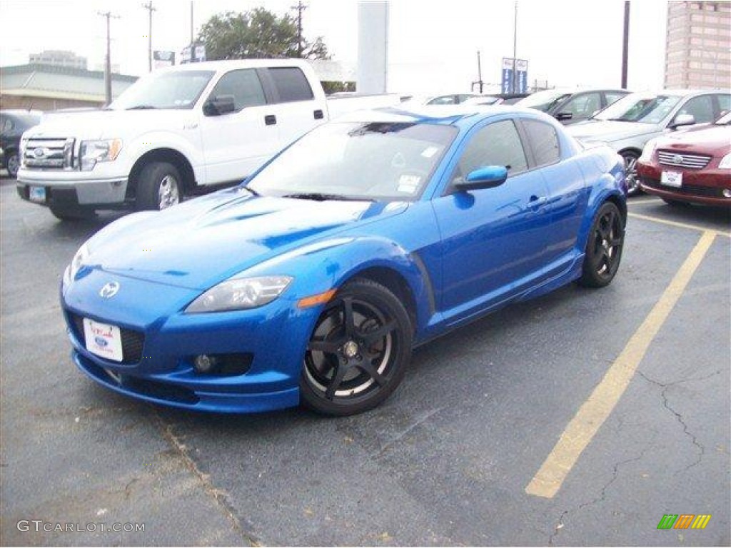 2005 RX-8  - Winning Blue Metallic / Black photo #14