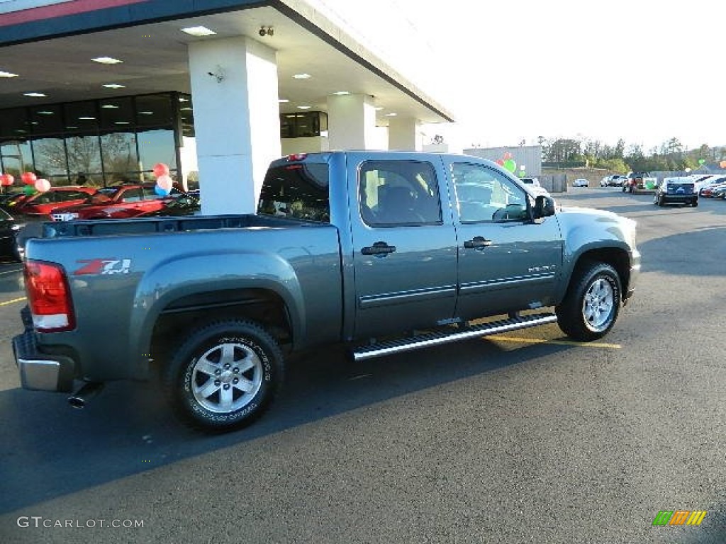 Stealth Gray Metallic 2011 GMC Sierra 1500 SLE Crew Cab 4x4 Exterior Photo #59591562