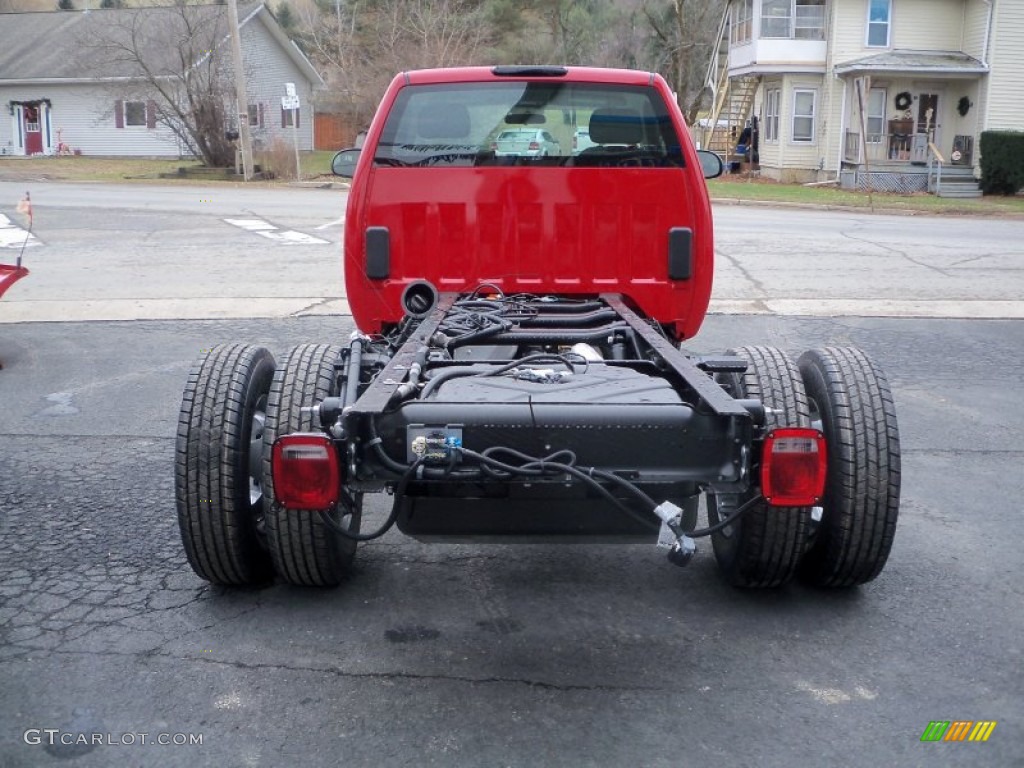 Victory Red 2012 Chevrolet Silverado 3500HD WT Regular Cab 4x4 Chassis Exterior Photo #59592048