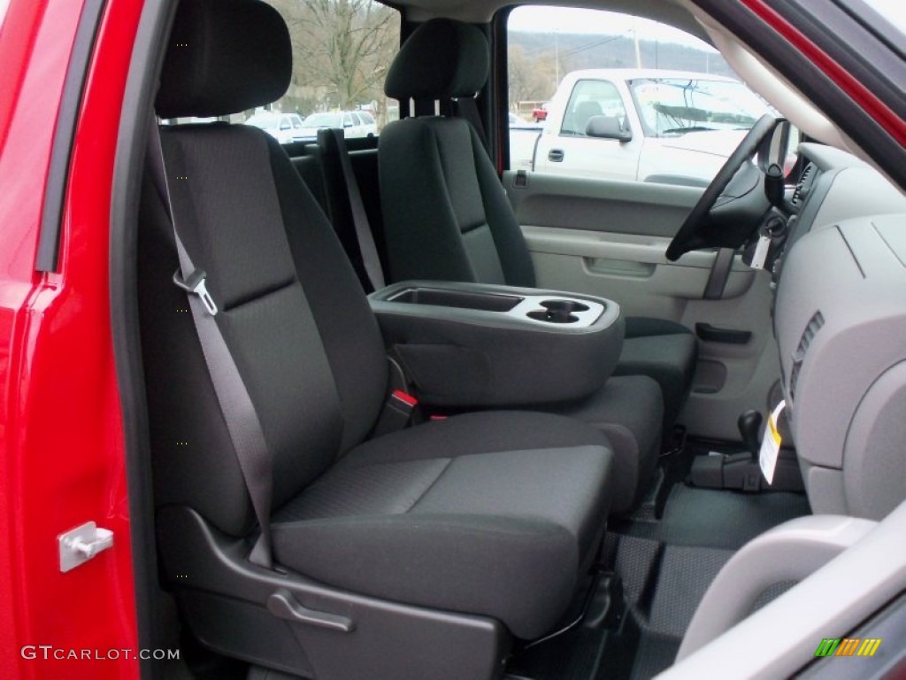 2012 Silverado 3500HD WT Regular Cab 4x4 Chassis - Victory Red / Dark Titanium photo #15