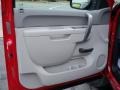 Dark Titanium 2012 Chevrolet Silverado 3500HD WT Regular Cab 4x4 Chassis Door Panel