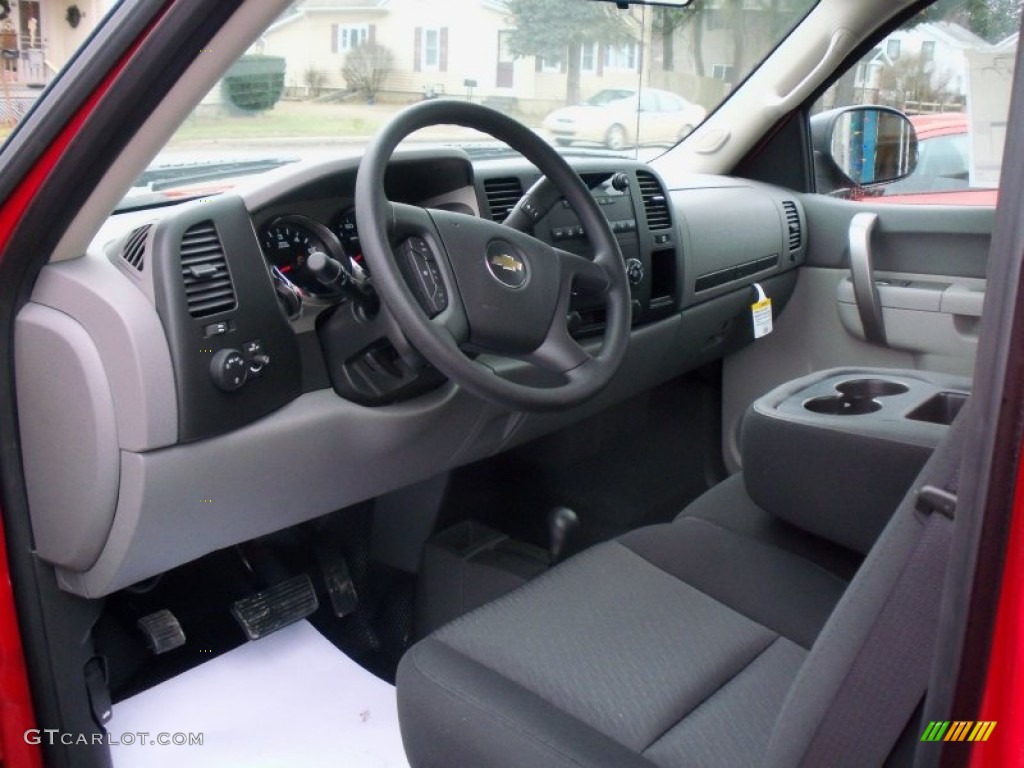 2012 Chevrolet Silverado 3500HD WT Regular Cab 4x4 Chassis Dark Titanium Dashboard Photo #59592156