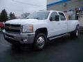 Summit White - Silverado 3500HD LTZ Crew Cab 4x4 Dually Photo No. 1