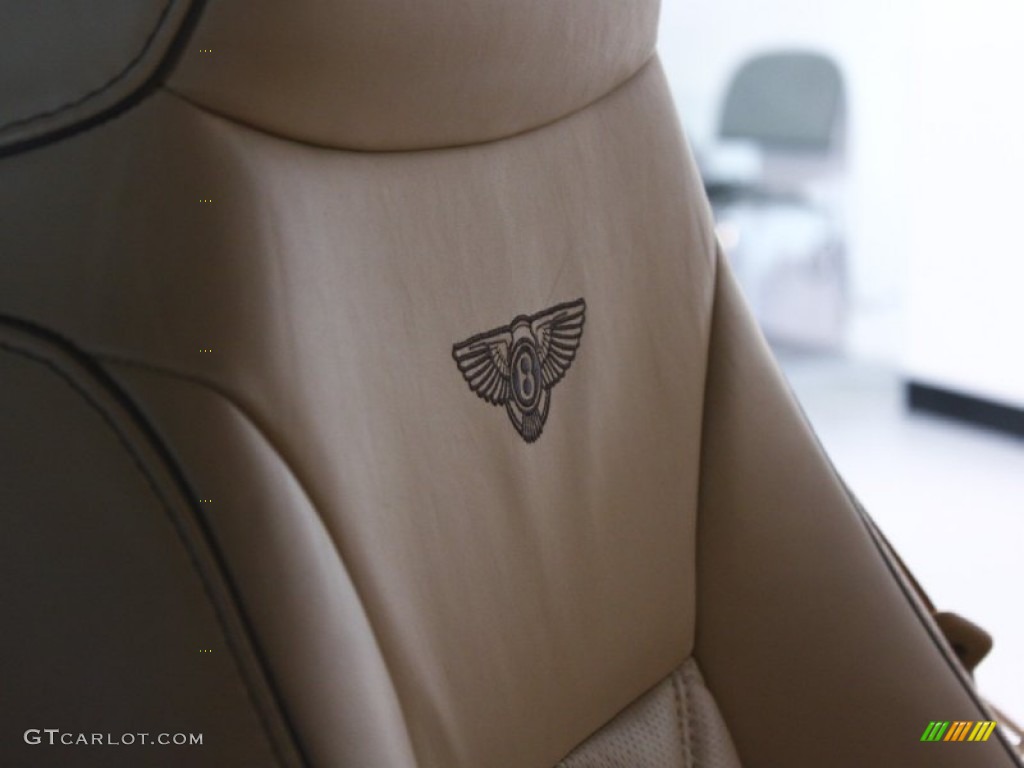Embroidered Bentley logo on seat 2009 Bentley Brooklands Standard Brooklands Model Parts