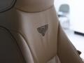 Embroidered Bentley logo on seat